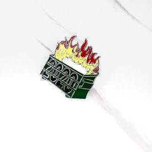 NEW 2020 Year dumpster fire pin